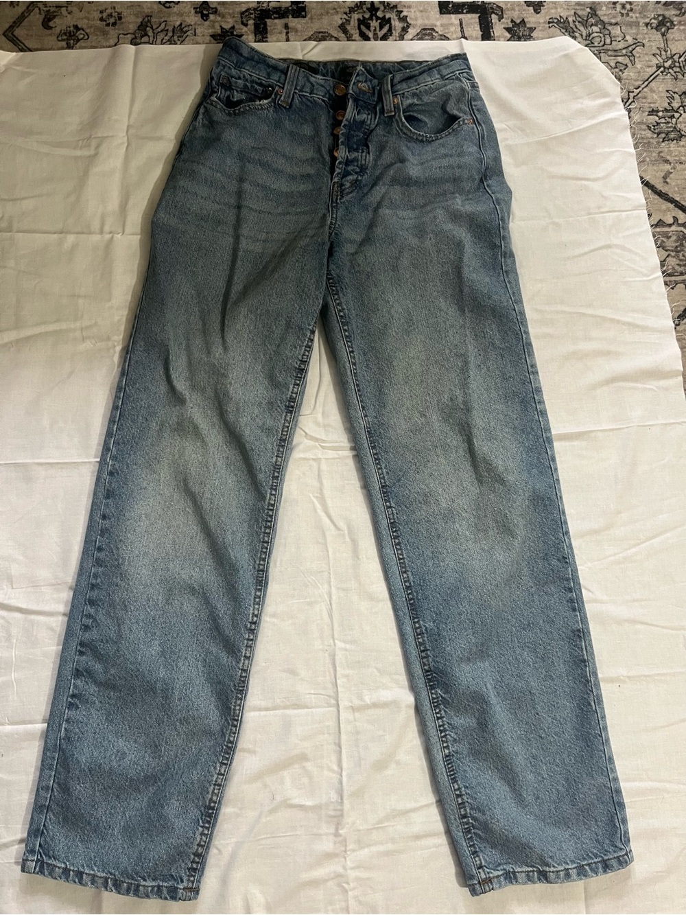 wild fable Women's Light Blue Straight Jeans